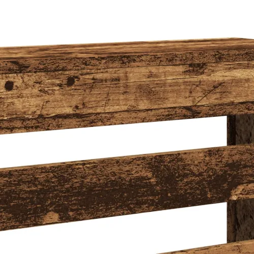 Maska za radijator - Pokrov za radijator boja staro drvo 205x21,5x83,5 cm drveni - Staro drvo 205 x 21,5 x 83,5 cm vodoravne let Cijena