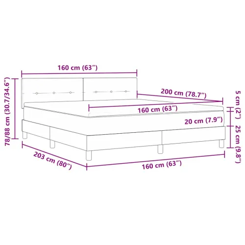 Box spring krevet Tamnozelena 160 x 200 cm Baršun - Tamnozelena 160 x 200 cm Prošiveno gumbima Cijena