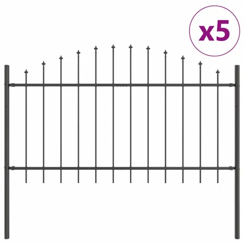 Vrtna Ograda WOERDEN 5 kom. 170 x 140 cm Siva - 850 cm 75-100 cm Siva Cijena