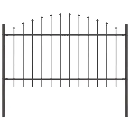 Vrtna Ograda WOERDEN 7 kom. 170 x 140 cm Siva - 1190 cm 75-100 cm Siva Cijena