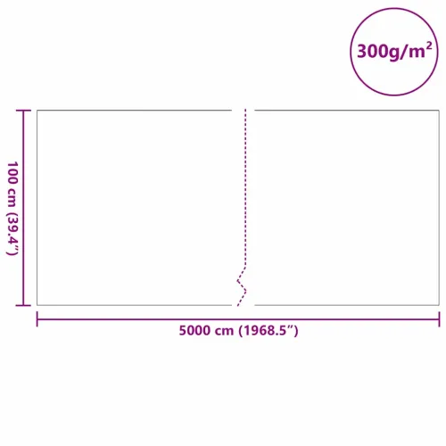 Flis tkanina za ribnjak 1 x 50 m Poliester i pamuk Siva - 1 x 50 m 300 g/㎡ Cijena