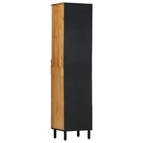 Kupaonski ormar Solid Acacia Wood 38 x 33 x 160 cm - Masivno bagremovo drvo Cijena