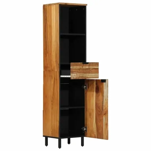Kupaonski ormar Solid Acacia Wood 38 x 33 x 160 cm - Masivno bagremovo drvo Cijena