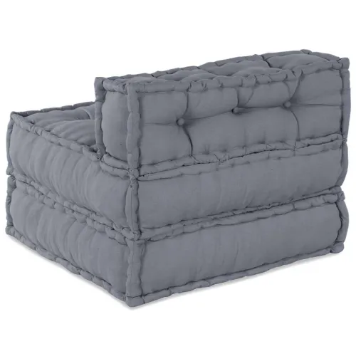 Modularna sofa Tkanina Siva 70 x 70 x 56 cm - Siva Srednja sofa Cijena