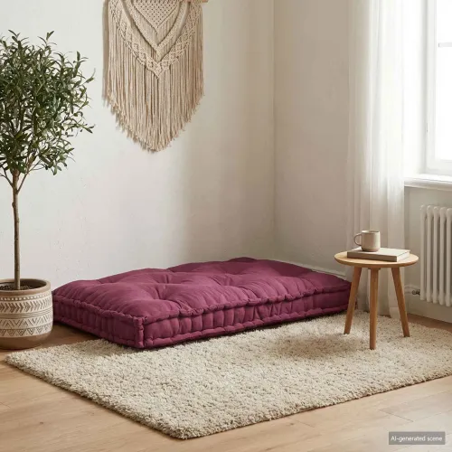 Jastučić za paletni kauč Bordo 120 x 80 x 12 cm Tkanina - 1x jastučić Bordo Cijena