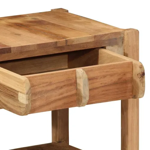 Konačna Stolić Smeđa 43 x 32 x 46 cm Čvrsto drvo iz reciklaže Cijena