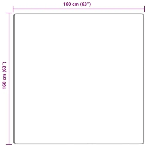 Protuklizni Shaggy Tepih Tamnosiva 160 x 160 cm PP - Tamnosiva 160 x 160 cm Cijena