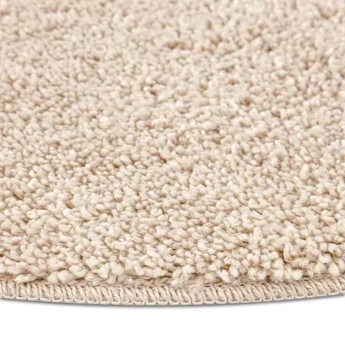 Protuklizni Shaggy Tepih Krem 90 x 90 cm PP - Krem Ø 90 cm Cijena
