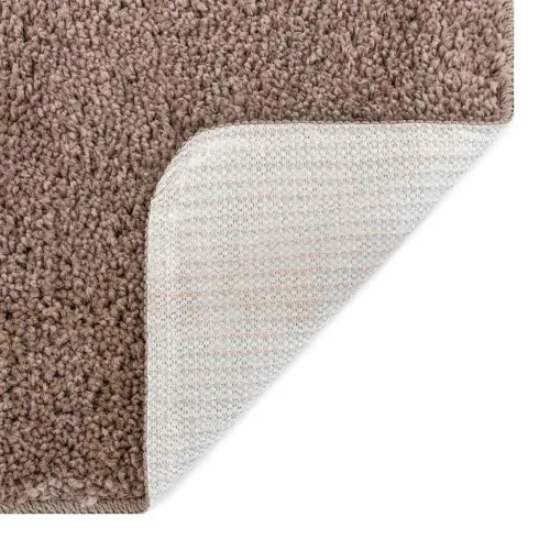 Protuklizni Shaggy Tepih Smeđa 80 x 150 cm PP - Smeđa 80 x 150 cm Cijena