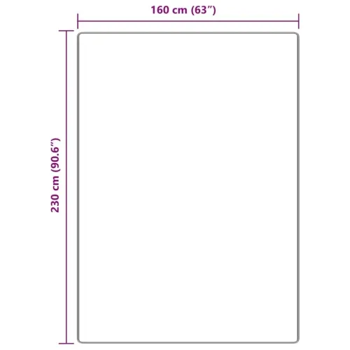Protuklizni Shaggy Tepih Smeđa 160 x 230 cm PP - Smeđa 160 x 230 cm Cijena