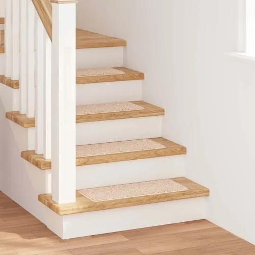 Podloge protiv klizanja za stepenice 15 kom. 60 x 25 cm Krema - Krema 60 x 25 cm Cijena