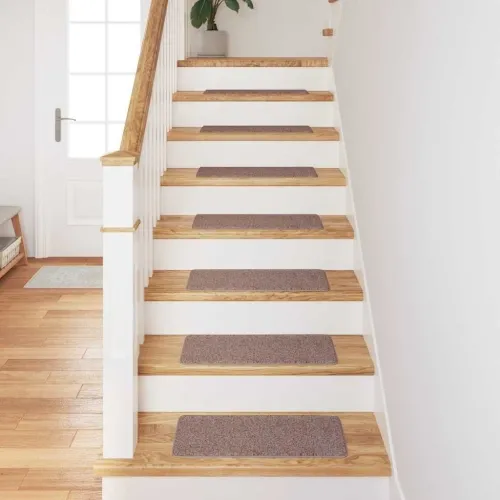Podloge protiv klizanja za stepenice 15 kom. 60 x 25 cm - Svjetlosmeđa 60 x 25 cm Cijena