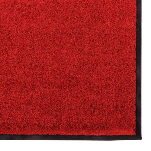 Otirač Crvena i Crna 120 x 250 cm 100% poliamid - Crvena 120 x 250 cm Cijena