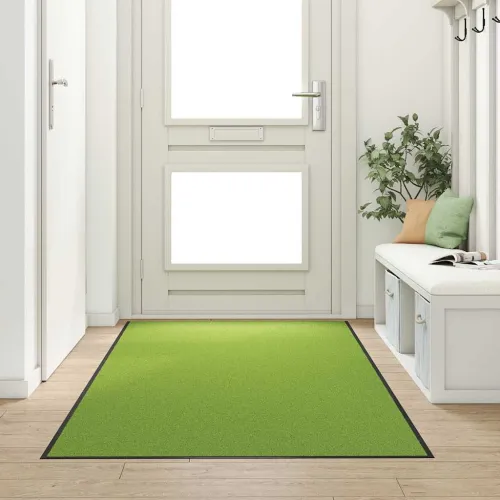 Otirač Zelena i crna 120 x 300 cm 100% poliamid - Zelena 120 x 300 cm Cijena
