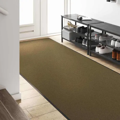 Otirač Smeđa i crna 120 x 300 cm 100% poliamid - Smeđa 120 x 300 cm Cijena