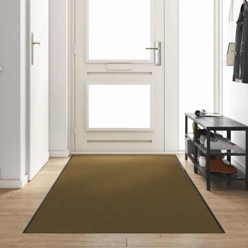 Otirač Smeđa i crna 120 x 350 cm 100% poliamid - Smeđa 120 x 350 cm Cijena