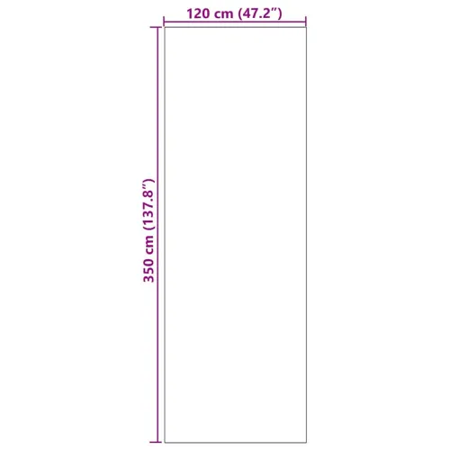Otirač Ružičasta i crna 120 x 350 cm 100% poliamid - Ružičasta 120 x 350 cm Cijena