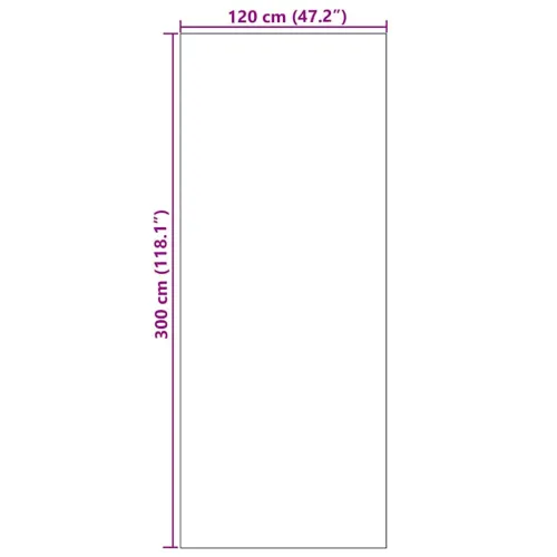 Otirač Cijan i crna 120 x 300 cm 100% poliamid - cijan 120 x 300 cm Cijena