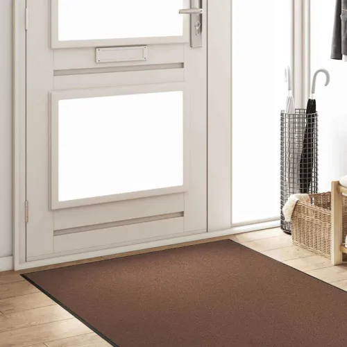 Otirač Smeđa i crna 120 x 350 cm 100% poliamid - Smeđa 120 x 350 cm Cijena