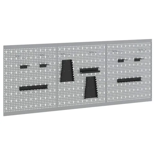 Panel za alate 3 kom. Siva 150 x 1 x 60 cm - 3 60 cm Cijena