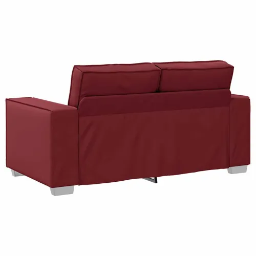 Dvosjed Vinska crvena 160 cm Lažna koža - boja crnog vina 160 cm Cijena