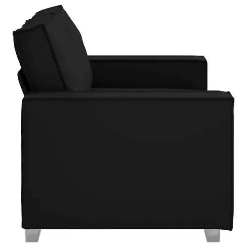 Dvosjed Crna 160 cm Lažna koža - Crna 160 cm Cijena