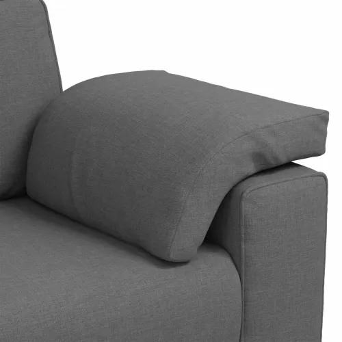 Dvosjed Tamno siva 160 cm tkanina - Tamno siva 160 cm Cijena