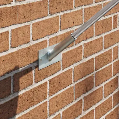 Držač za zastavu Srebrno 13 x 6 x 0,2 cm Čelik - 130 x 60 mm Srebrna +za 1 zastavu Cijena