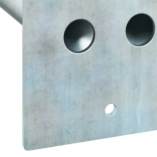 Držač za zastavu Srebrno 10,5 x 7,5 x 0,2 cm Čelik - 105 x 75 mm Srebrna +za 3 zastave Cijena