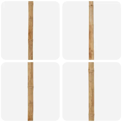 Vrtni suncobran Ø 150 x 210 cm Bambus Kružni Krem bijela - 150 x 150 x 210 cm Krem bijela Cijena