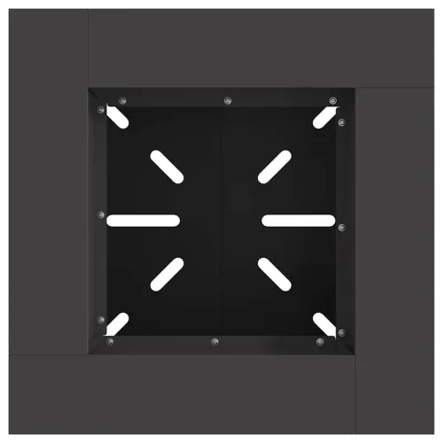 Vatra zdjela Crna 48 x 48 x 40 cm Otporni čelik - Čelik s hladno valjanom površinom/crna 48 x 48 x 40 cm Cijena