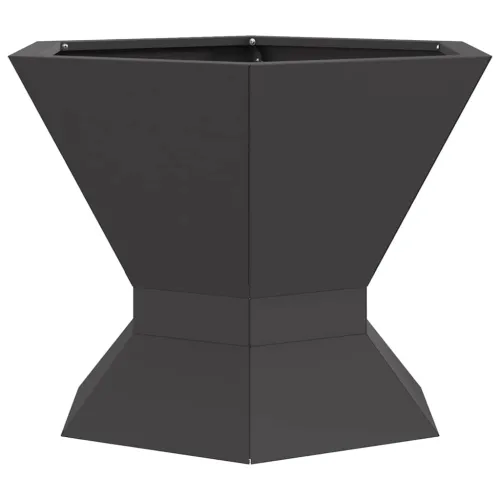 Vatra zdjela Crna 50 x 50 x 40 cm Otporni čelik - Čelik s hladno valjanom površinom/crna Cijena