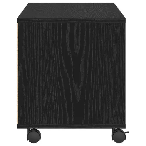 TV ormar 90 x 35 x 40.5 cm Crna Konstruirano drvo - Crni hrast Cijena