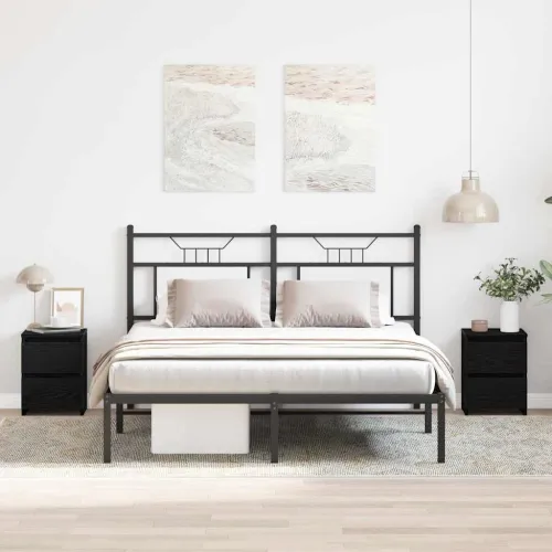 Noćni ormar 2 kom. Crni hrast 30 x 30 x 40 cm Konstruirano drvo - Crni hrast 2 Cijena