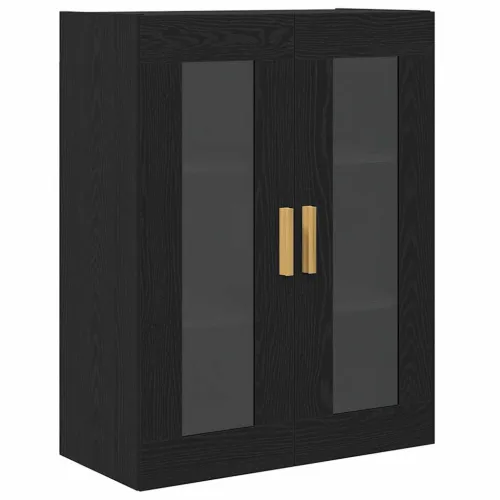 Ormar za Zid Crni hrast 69,5 x 34 x 90 cm Konstruirano drvo - Crni hrast Cijena
