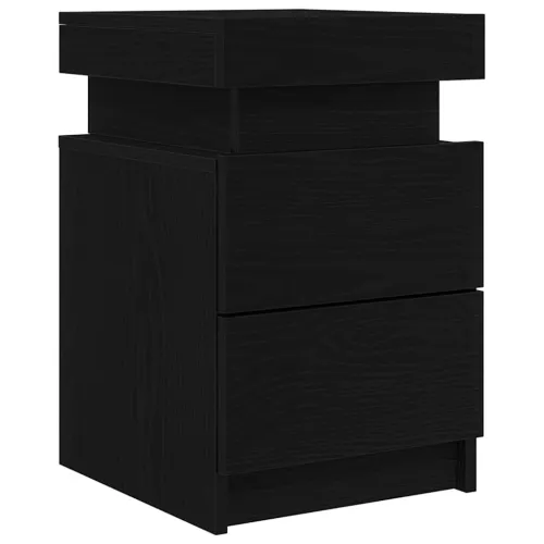 Noćni ormar Crni hrast 35 x 39 x 55 cm Konstruirano drvo - Crni hrast 1 Cijena