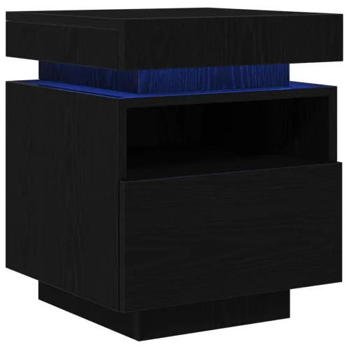 Noćni ormar Crni hrast 40 x 39 x 48,5 cm Konstruirano drvo - Crni hrast 1 Cijena