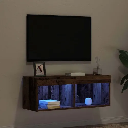 Set TV komoda 80 x 30 x 30 cm Staro drvo Konstruirano drvo - Staro drvo 80 cm 1 Cijena