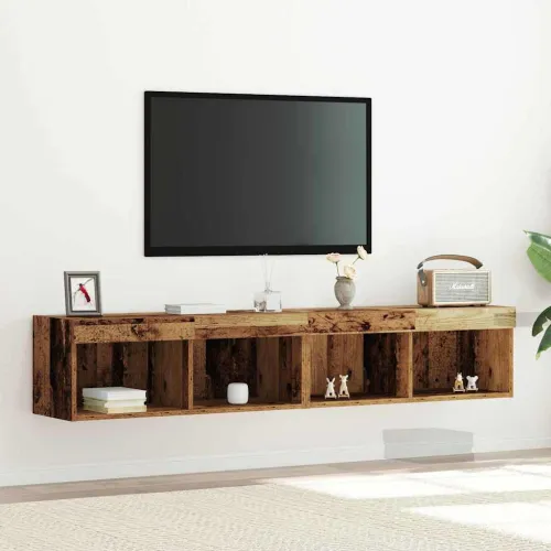 Set TV komoda 2 kom. Staro drvo Konstruirano drvo - Staro drvo 80 cm 2 Cijena
