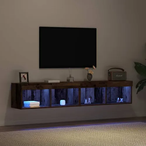 Set TV komoda 2 kom. Staro drvo Konstruirano drvo - Staro drvo 80 cm 2 Cijena