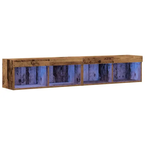 Set TV komoda 2 kom. Staro drvo Konstruirano drvo - Staro drvo 80 cm 2 Cijena