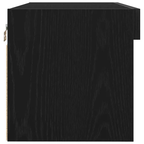 Set TV komoda 80 x 30 x 30 cm Crni hrast Konstruirano drvo - Crni hrast 80 cm 1 Cijena
