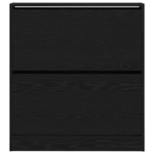 Ormar za cipele 80 x 21 x 87,5 cm Konstruirano drvo Crni hrast - Crni hrast 80 x 21 x 87,5 cm Cijena