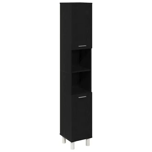 Kupaonski ormar Crni hrast 30 x 30 x 179 cm Konstruirano drvo - Crni hrast Cijena