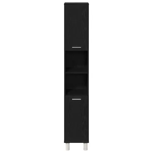 Kupaonski ormar Crni hrast 30 x 30 x 179 cm Konstruirano drvo - Crni hrast Cijena