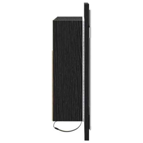 Kupaonski ormar s ogledalom Crni hrast 60 x 12 x 45 cm - Crni hrast Cijena