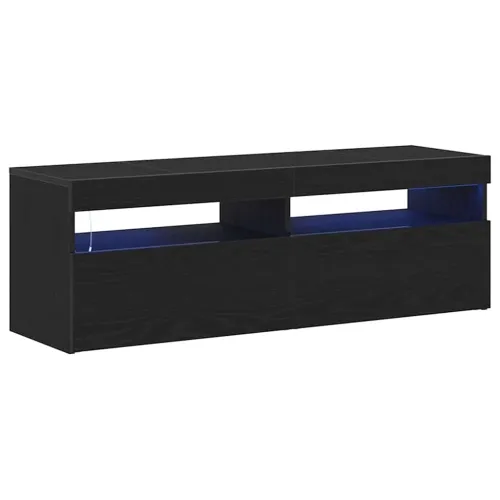 TV ormar 120 x 35 x 40 cm Crni hrast Konstruirano drvo - Crni hrast 120 cm 1 Cijena