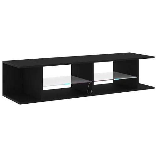 TV ormar 135 x 39 x 30 cm Crni hrast Konstruirano drvo - Crni hrast Cijena