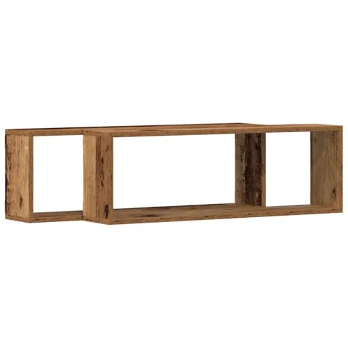 Police na zidu 2 kom. Staro drvo 80 x 15 x 26 cm - Staro drvo 80 x 15 x 26,5 cm 2 Cijena