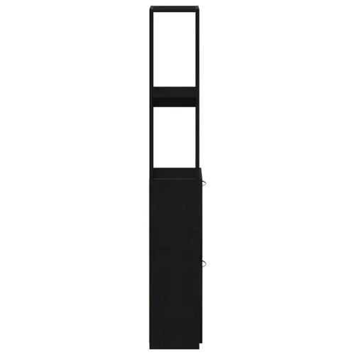 Kupaonski ormar Crni hrast 25 x 25 x 170 cm Konstruirano drvo - Crni hrast Cijena